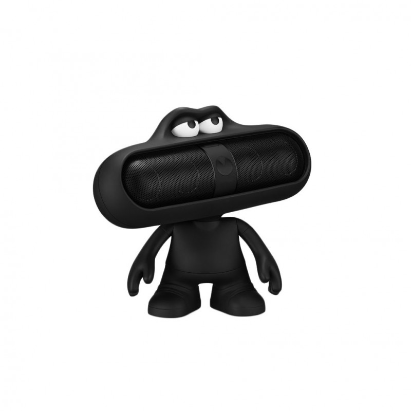 Boxa portabila cu suport Music Judge, figurina, conectare Bluetooth si USB, suport magnetic, negru, 21 x 18 cm