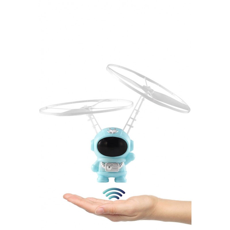 Mini drona de jucarie pentru copii AstroBot, tehnologie prin Inductie, 12x16 cm, albastru, Doty®️