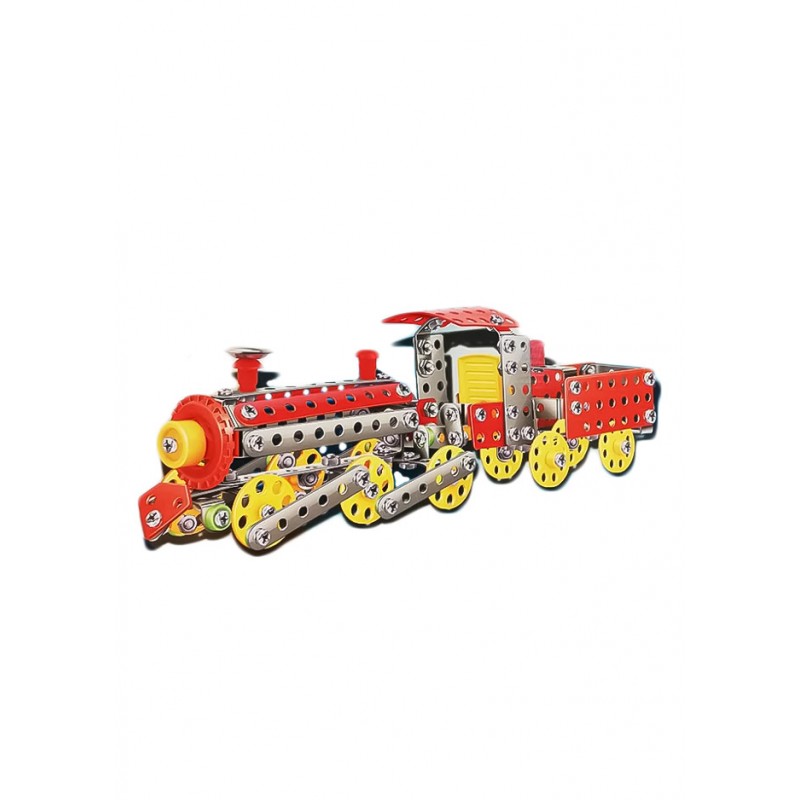 Set de constructie educativ, model tren/locomotiva cu abur, 240 piese, multicolor, Doty®️