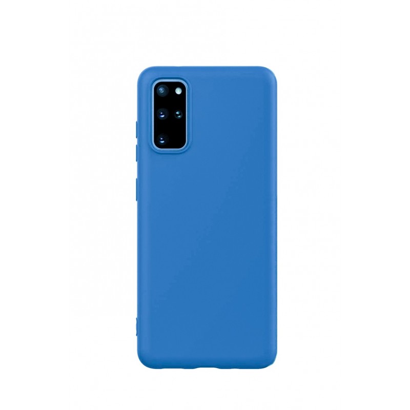 Husa pentru Samsung Galaxy S20 , albastru deschis, Liquid Silicone,captusita cu microfibra,marime 6.2 inch,Doty