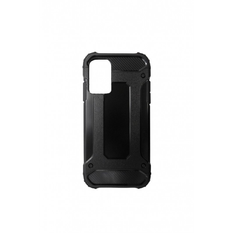 Husa antisoc pentru Samsung Galaxy S20 Ultra, tip armura, margini iesite in relief, negru, Doty