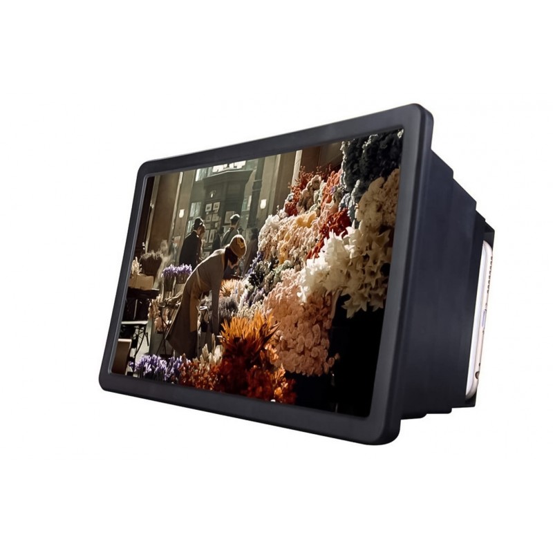 Dispozitiv pentru marirea ecranului de la telefon Mobile Cinema, cu stativ, efect 3D,19 x 12 x 10 cm, portabil , usor de folosit