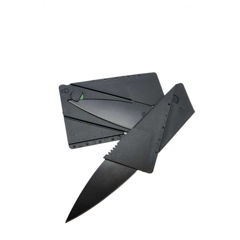 Cutit briceag Secret Knife, model card, usor si eficient, portabil, design mdoern, materiale de calitate, negru, doty