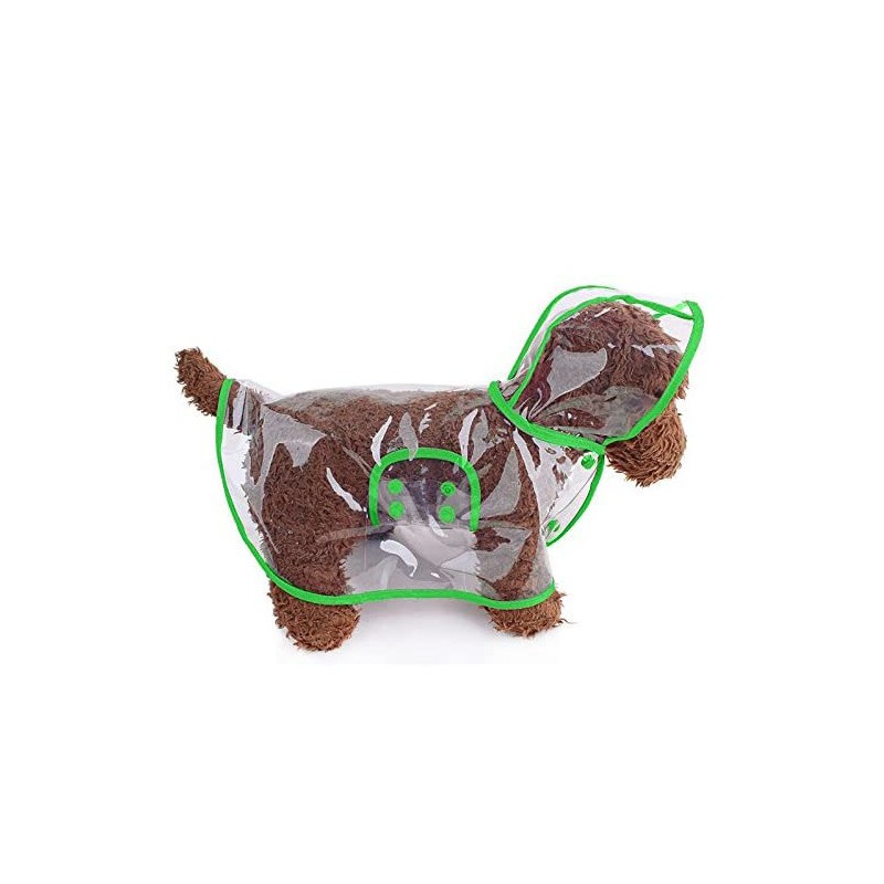 Pelerina de ploaie Inky Doggo , pentru animalele de companie de talie mica, 25 cm, verde