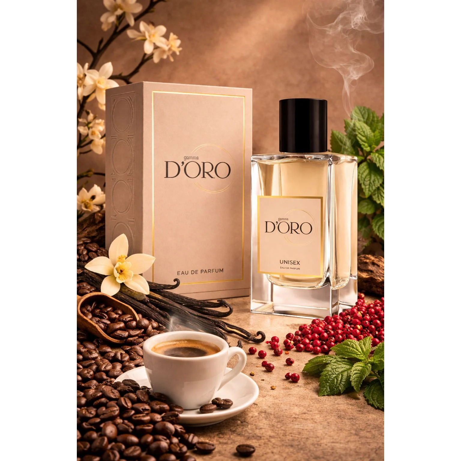D'oro U4 Coffee Essence – Apă de parfum unisex, 50 ml – imagine 3