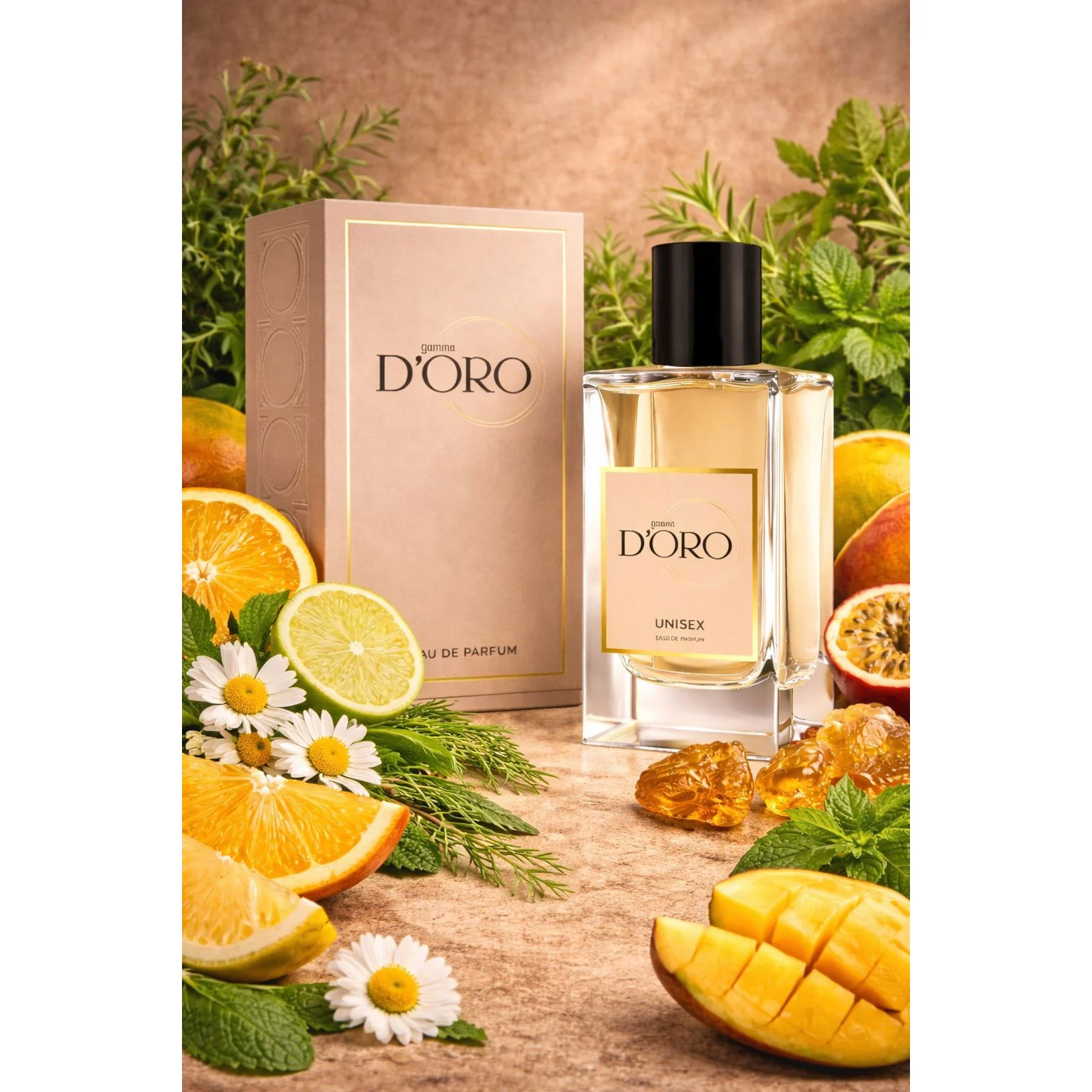 D'oro U5 Pure Herbs – Apă de parfum unisex, 50 ml – imagine 2