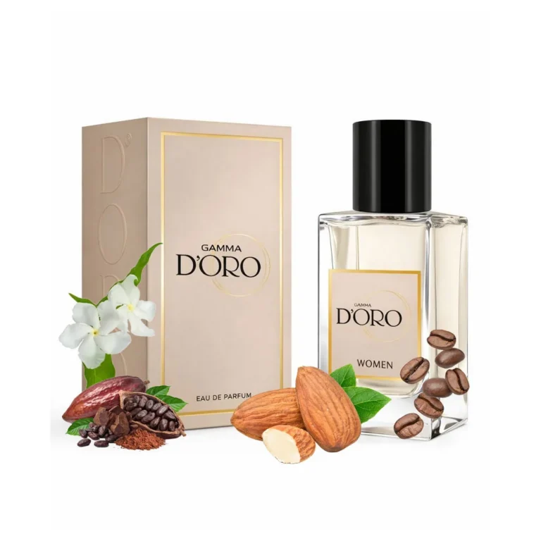 Apa de Parfum pentru femei D'oro W229 Gurl Scent, migdale, cafea, iasomie si cacao, oriental-florala, cu accente gurmande, miros intens si captivant, 50ml