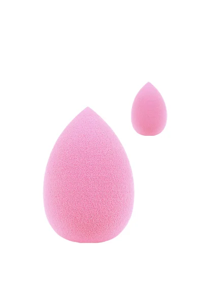 Set 2 buretei cosmetici Afrodita, design picatura, aplicator fond de ten, usor de folosit si curatat, practic, roz, doty