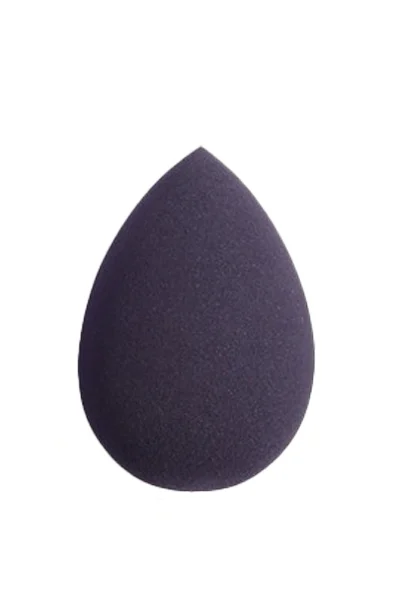 Set Bonita cu buretel cosmetic in forma de lacrima si dispozitiv de curatare faciala, din silicon, mov/mov inchis, Doty
