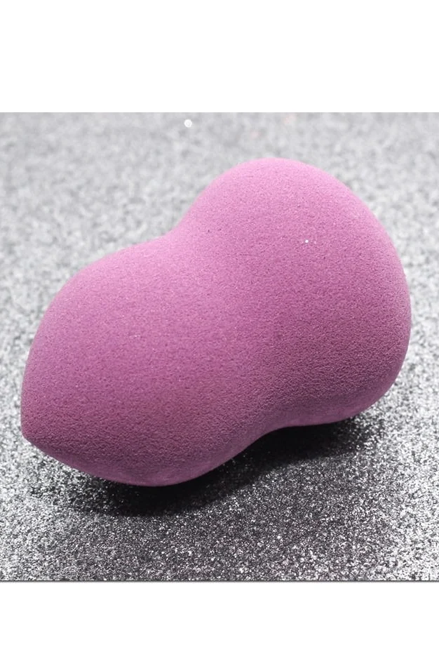Set Bonita cu buretel cosmetic in forma de para si dispozitiv de curatare faciala, din silicon, rosu/roz pudra, Doty