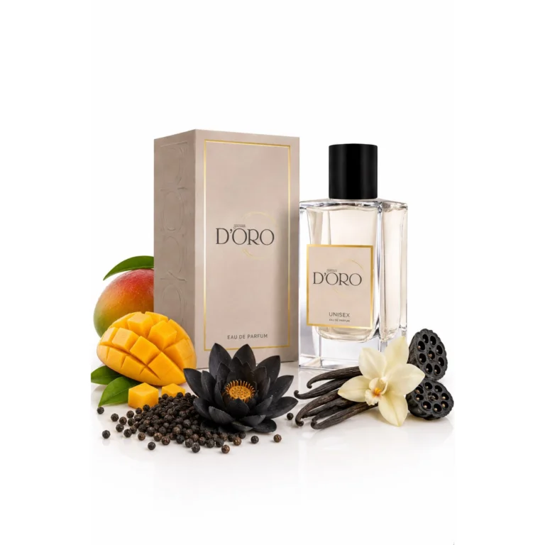 Apa de parfum unisex Gamma D'oro Selective SU169 Mangoo, fructat-gurmand, mango copt, piper negru, lotus negru si vanilie, aroma spectaculoasa, intens fructata si tropicala, dulce, 50ml