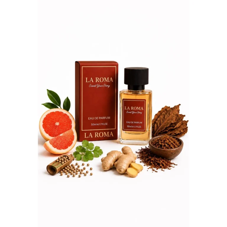 Apa de Parfum pentru barbati La Roma M-15 One, grapefruit, coriandru, ghimbir si tabac, oriental-condimentat, pentru barbatul modern care apreciaza clasicul si autenticul, 50ml