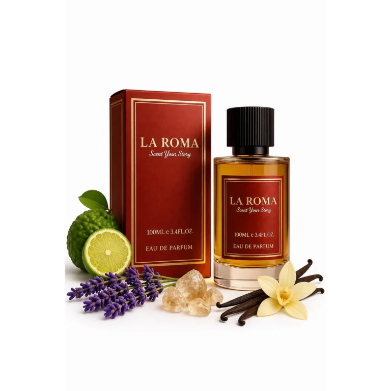 Apa de Parfum pentru barbati La Roma M-16 Wilder, bergamota, lavanda, ambroxan si vanilie, aromatic-condimentat, miros puternic, proaspat si sofisticat, 100ml
