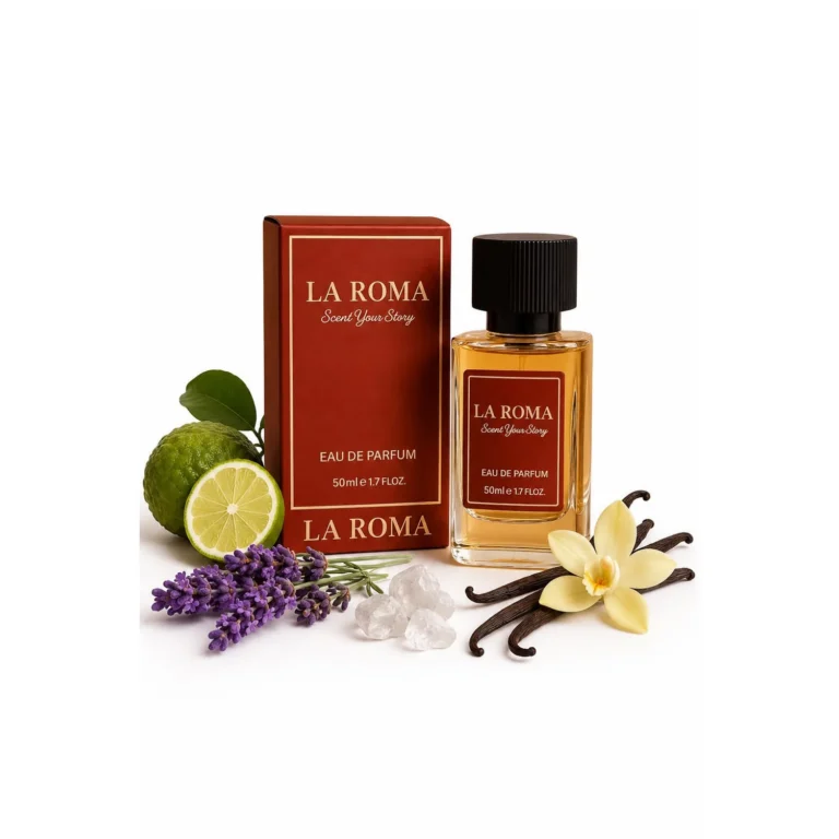 Apa de Parfum pentru barbati La Roma M-16 Wilder, bergamota, lavanda, ambroxan si vanilie, aromatic-condimentat, miros puternic, proaspat si sofisticat, 50ml