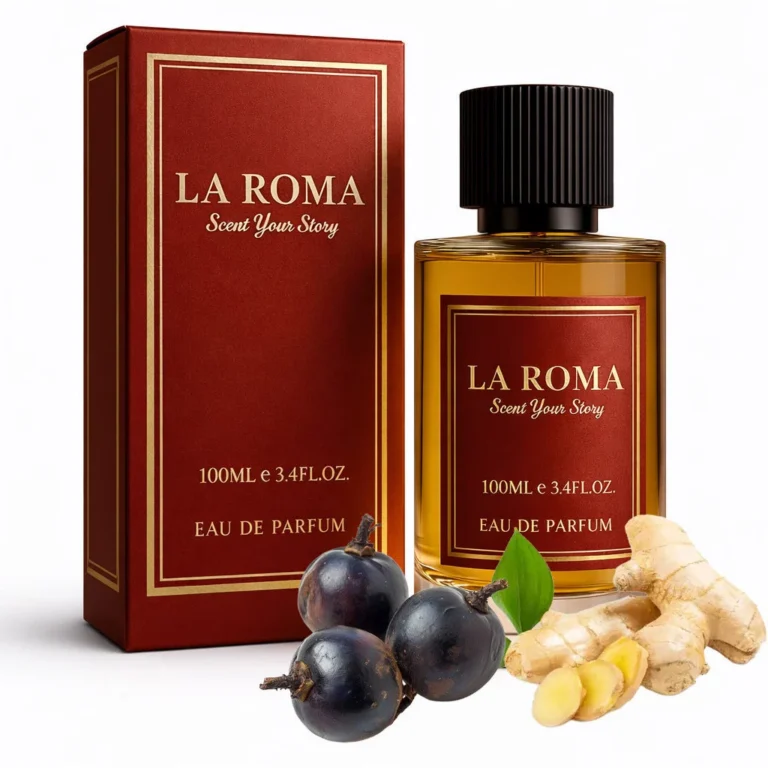 Apa de Parfum pentru barbati La Roma M-3 Bossy Scent, pentru barbatul seducator, sofisticat si magnetic, oriental-aromatic, persistent, cu maninka, piele si ghimbir, 100ml