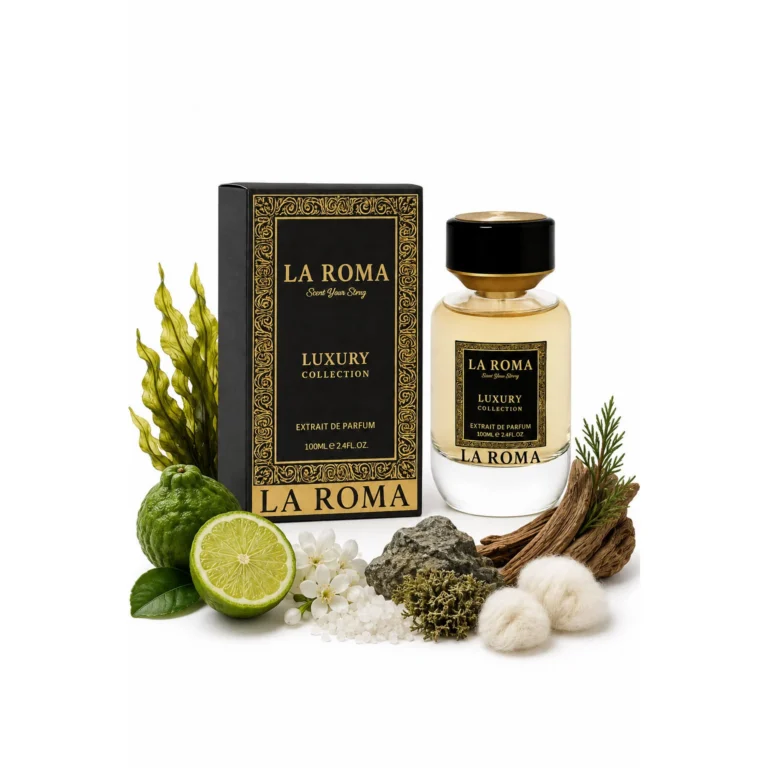 Parfum unisex La Roma Scent Your Story Luxury A-1 Paris, oriental-marin, bergamota, alge, mosc si cedru, pentru persoanele care iubesc prospetimea si eleganta naturala, 100ml