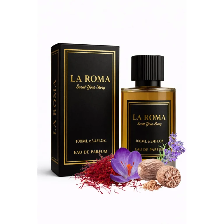 Apa de Parfum La Roma U-5 Oud Temp, Unisex, cu sofran, lavanda si oud, oriental-lemnos, persistent si intens, miros puternic, misterios si sofisticat, 100ml