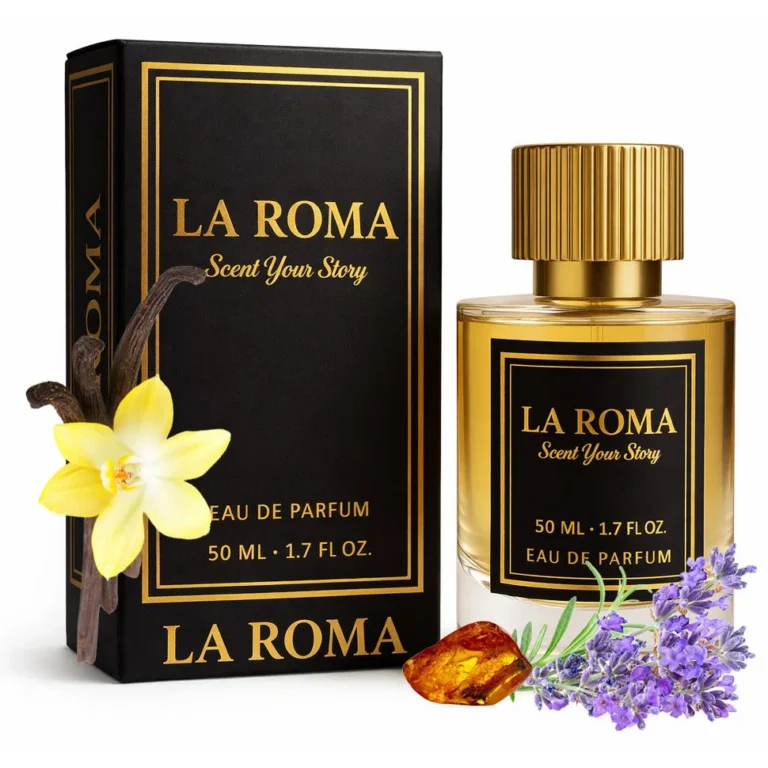 Apa de Parfum La Roma U-8 Strong Scent, Unisex, cu lavanda, ambra si vanilie, oriental, persistent si cald, miros rafinat, elegant si senzual, 50ml