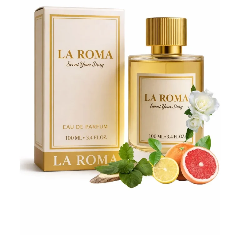 Apa de Parfum pentru femei La Roma W-11 Demoiselle, cu citrice, trandafir si patchouli, chypre-floral, creat pentru femeia eleganta, independenta si sofisticata, 100ml