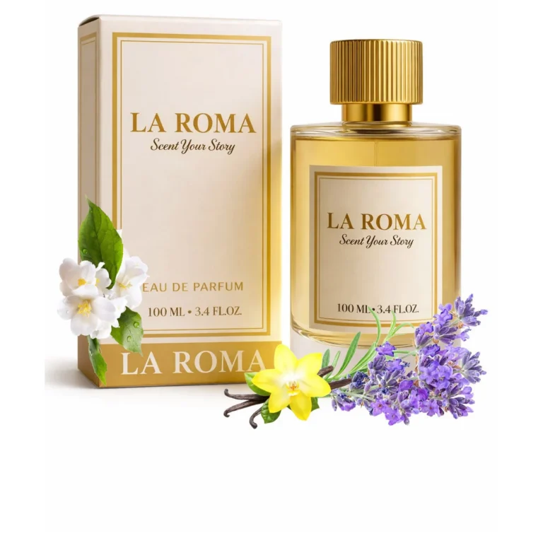 Apa de Parfum pentru femei La Roma W-2 Liberte, cu lavanda, iasomie si vanilie, floral-aromatic, creat pentru femeia puternica, independenta si eleganta, 100ml