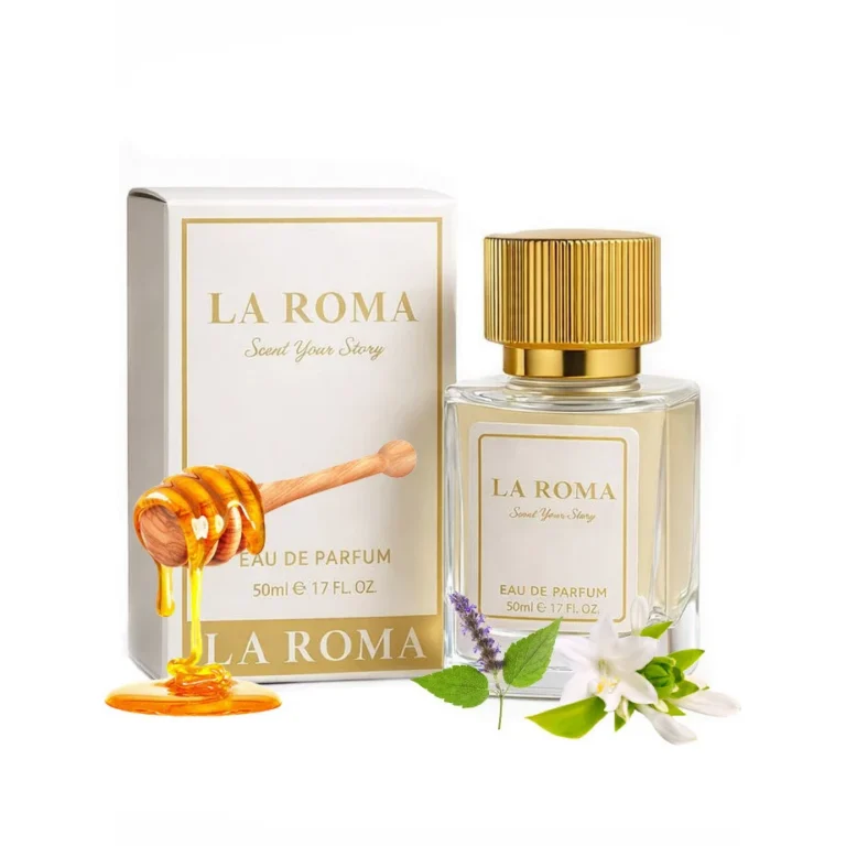 Apa de Parfum La Roma W-6 Scandalous, oriental-gurmand, miere și tuberoză, 50ml