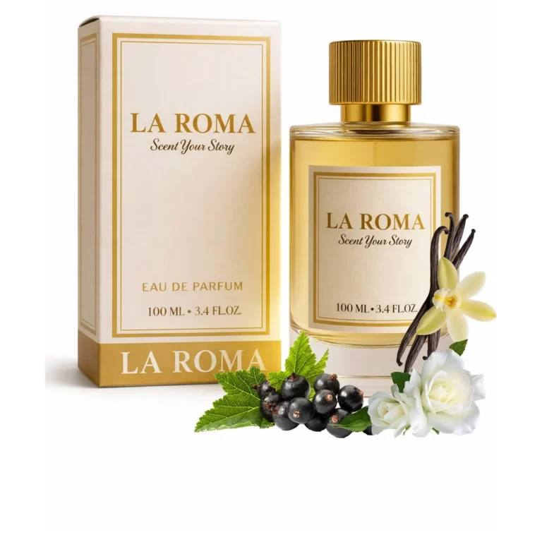 Apa de Parfum pentru femei La Roma W-9 Yes, cu coacaze negre, tradanfir si vanilie, chypre-fructat, creat pentru femeia eleganta, moderna si rafinta, 100ml