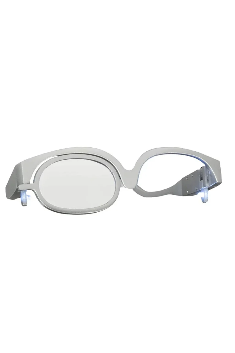 Ochelari pentru machiaj FabGlasses, marime universala,o singura lentila, mareste x3 ,1 brate LED, gri, Doty