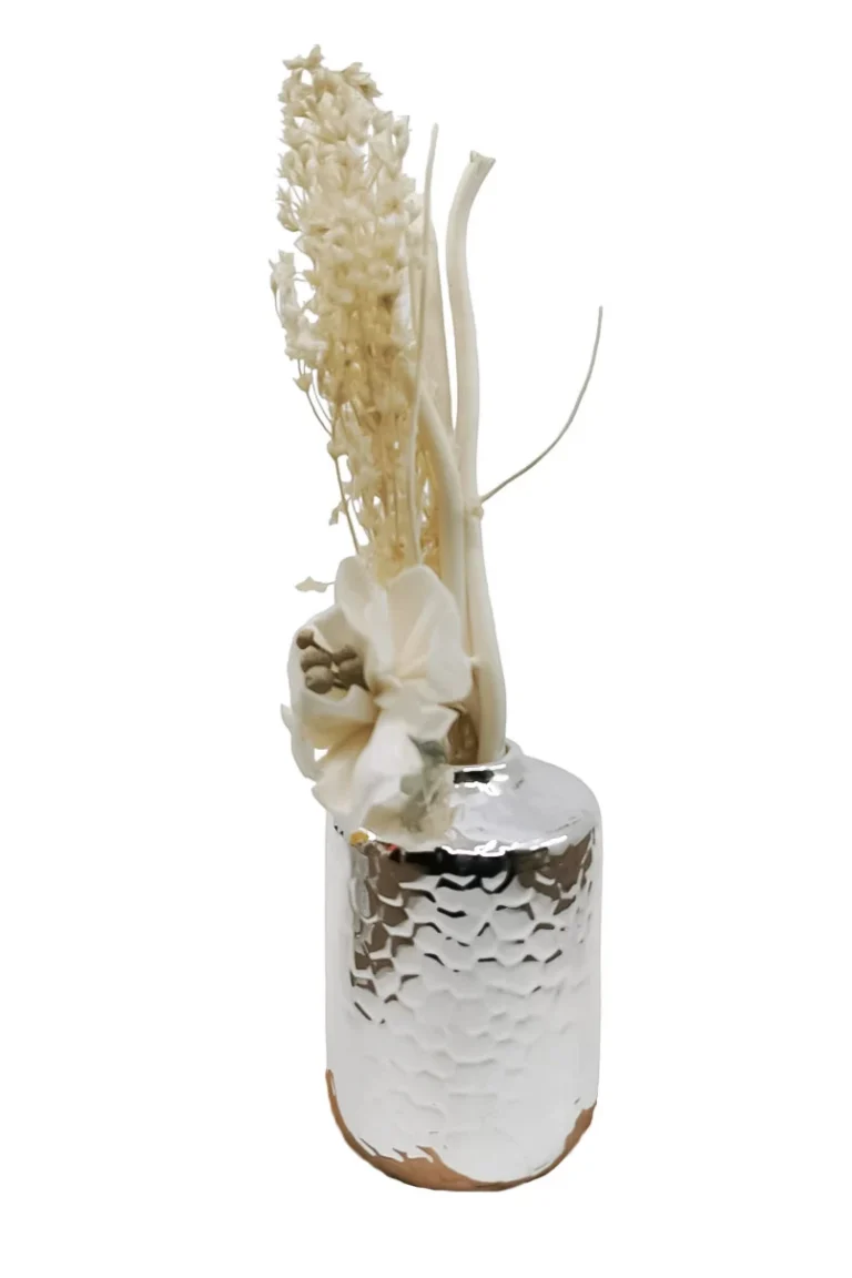 Odorizant de camera Favorite Scent, aroma iasomie, 50 ml, sticla argintie, aranjament inclus, Doty®️