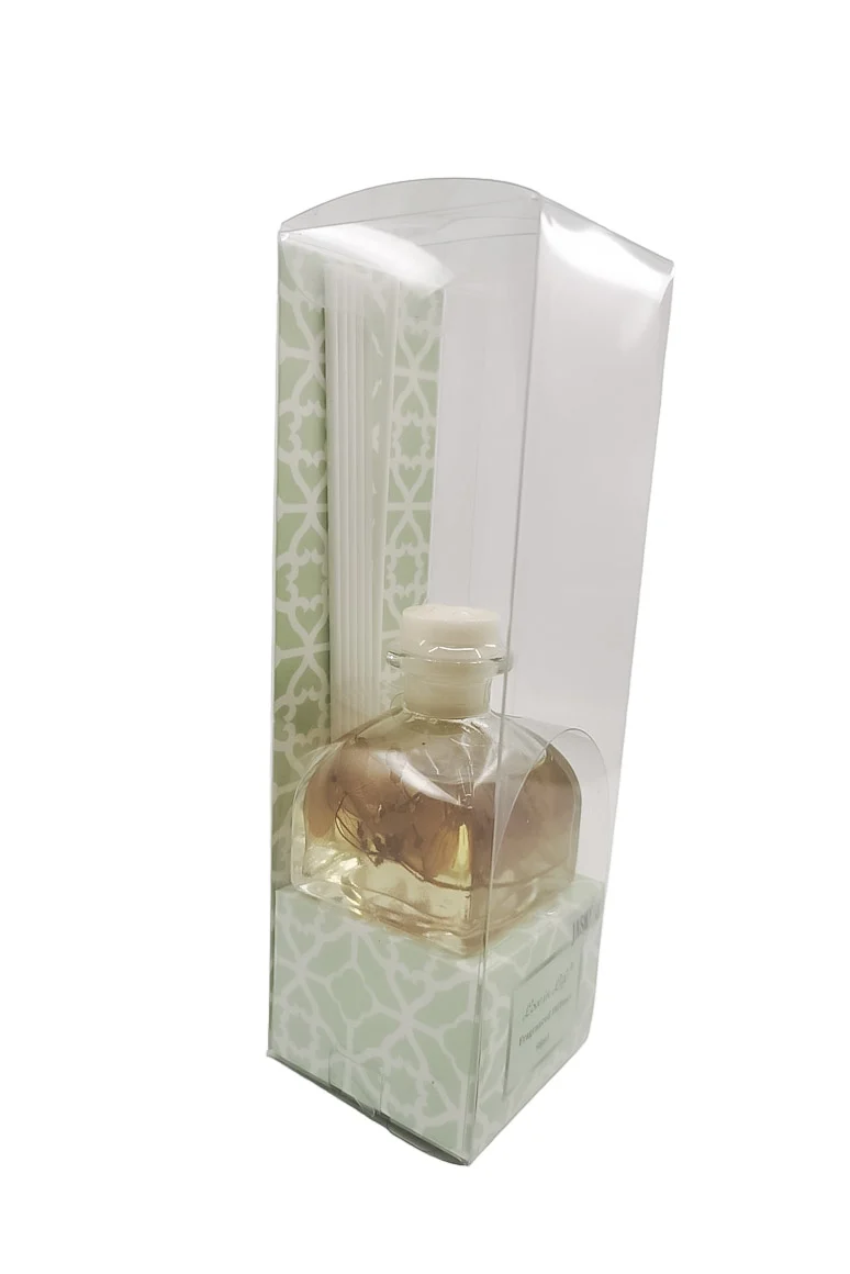 Odorizant de camera Love is Life Mandala Scent, aroma iasomie, 50 ml, sticla transparenta, betisoare incluse, Doty®️ – imagine 3