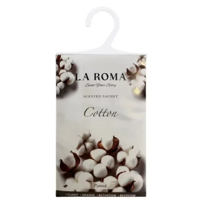 Odorizant solid universal La Roma Cotton, potrivit pentru cei care iubesc mirosurile curate, delicate si reconfortante, ideal pentru dressing, baie sau camera – imagine 2