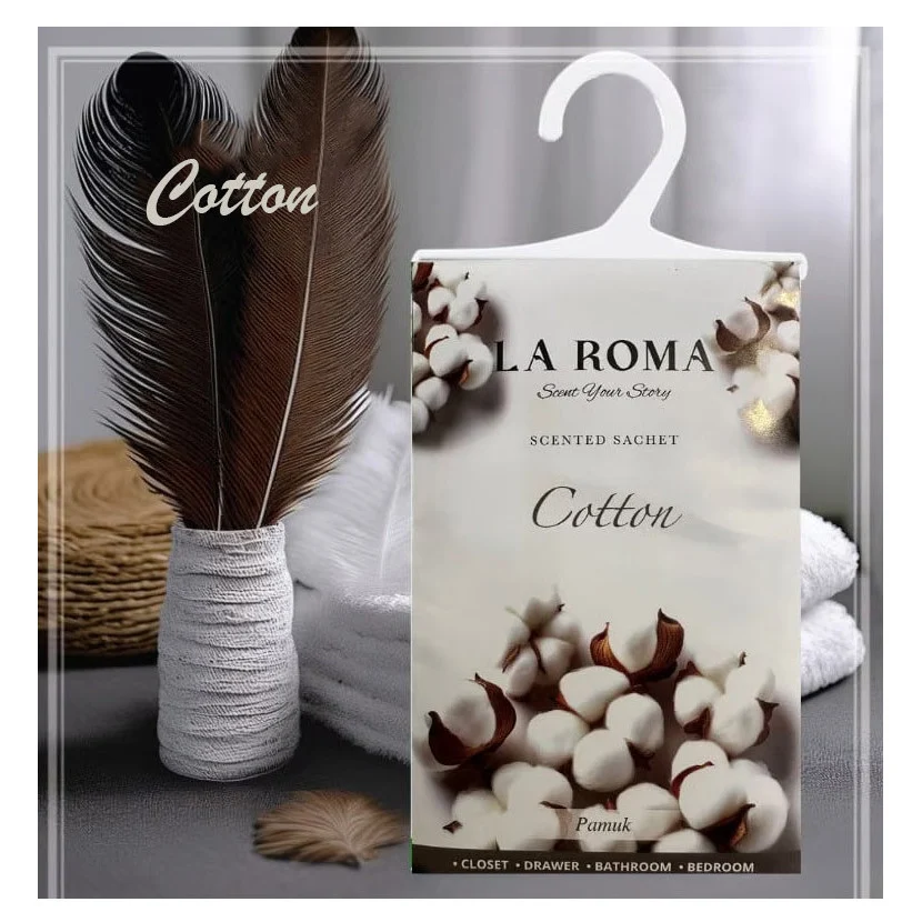 Odorizant solid universal La Roma Cotton, potrivit pentru cei care iubesc mirosurile curate, delicate si reconfortante, ideal pentru dressing, baie sau camera – imagine 3