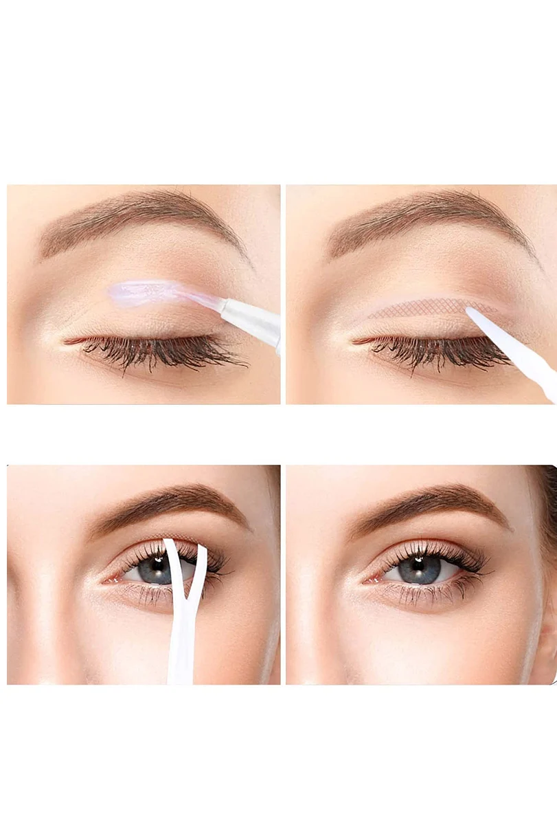 Set benzi lifting pentru pleoape BigEyes, efect imediat, 108 plasturi, 2 modele, usor de utilizat, transparenti, Doty®️ – imagine 3