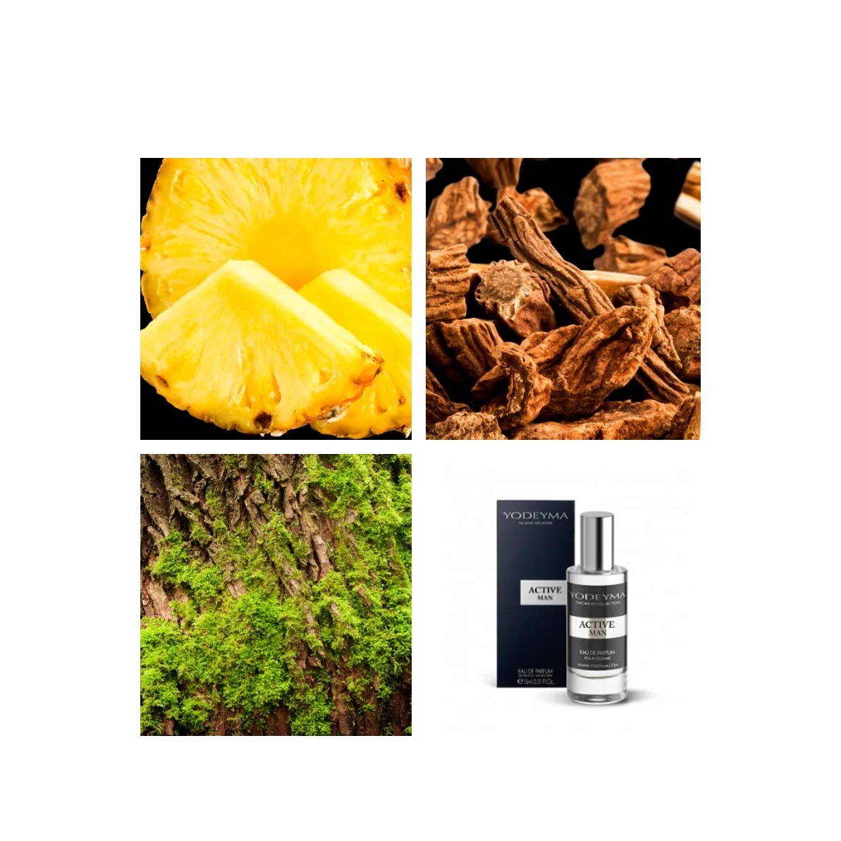 Yodeyma Active Man – Apă de parfum pentru bărbați, 15 ml – imagine 2