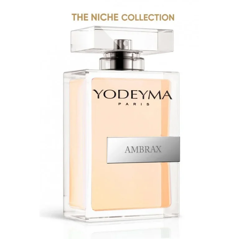 Apa de parfum Yodeyma Ambrax pentru barbati, nuante de Lemn de agar, Rasina de benjoin si tamaie, este nota perfecta de masculinitate moderna, putere si rafinament, 100ml