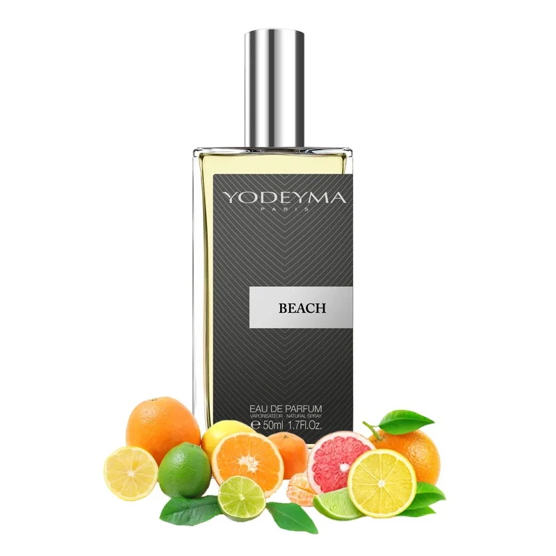 Yodeyma Beach Apa de parfum pentru barbati, nuante de citrice, salvie si mosc alb, pentru barbatul modern care iubeste libertatea si aventura, 50ml