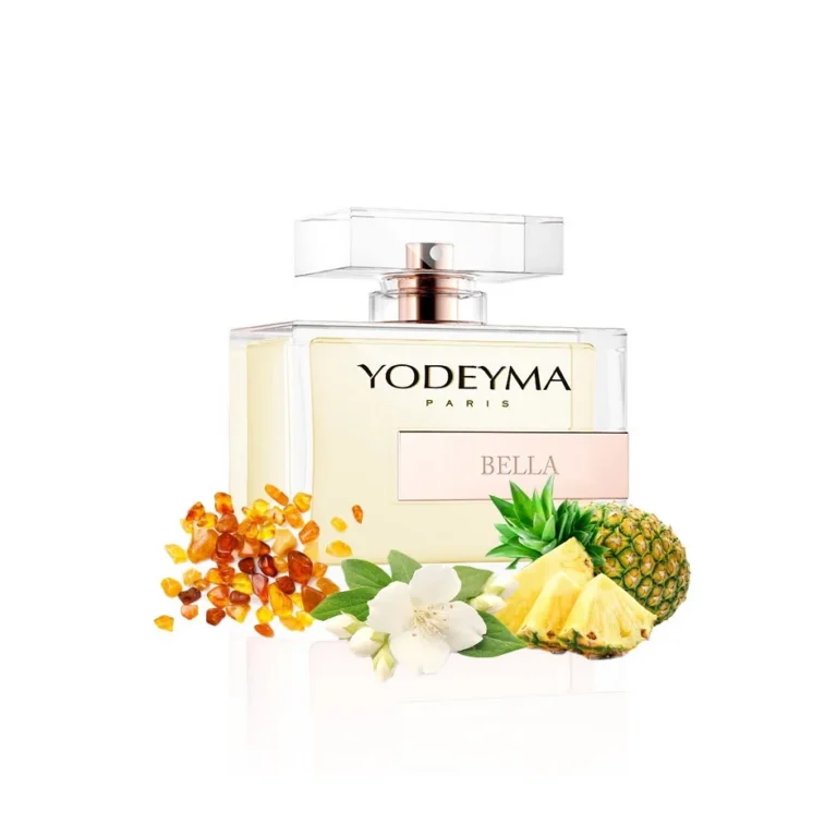 Yodeyma Bella Apa de parfum pentru femei, nuante de ananas, iasomie si chihlimbar, creat pentru femeia sofisticata si plina de farmec, 100ml