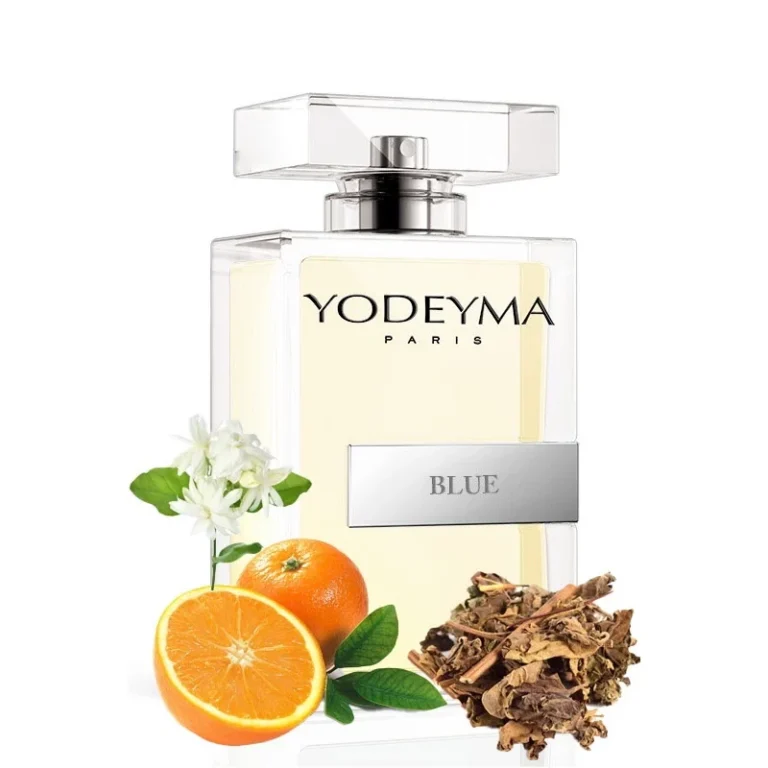 Yodeyma Blue Apa de parfum pentru barbati, nuante de portocala, iasomie si pachuli, pentru barbatul modern, carismatic si plin de stil, 100ml