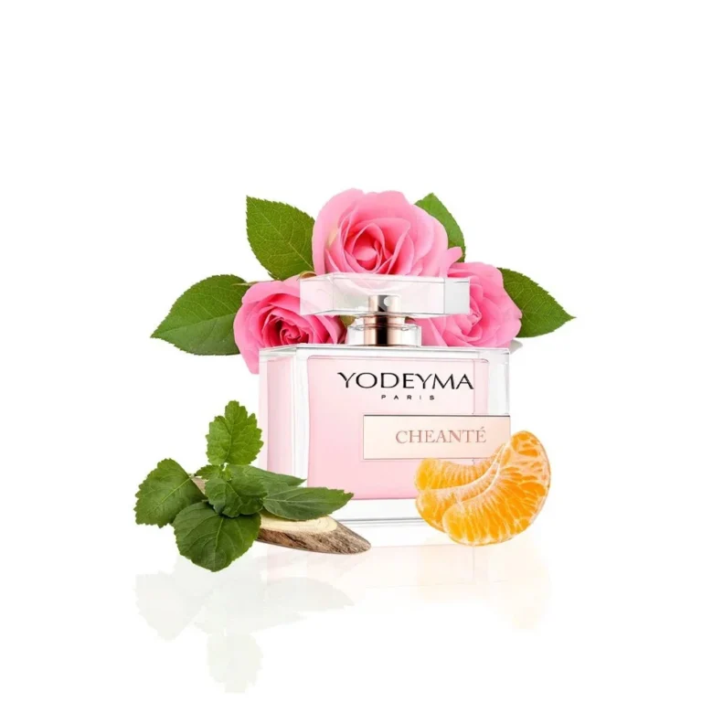 Yodeyma Cheante Apa de parfum pentru femei, nuante de mandarina, trandafir si pachuli, pentru femeia sofisticata si plina de farmec, 100ml