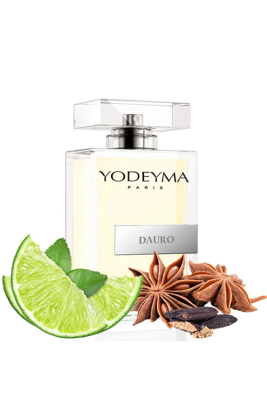 Yodeyma Dauro Apa de parfum pentru barbati, nuante de bergamota, anaset si Haba Tonka, emana eleganta, prospetime si un caracter puternic, 100ml – prezentarea produsului