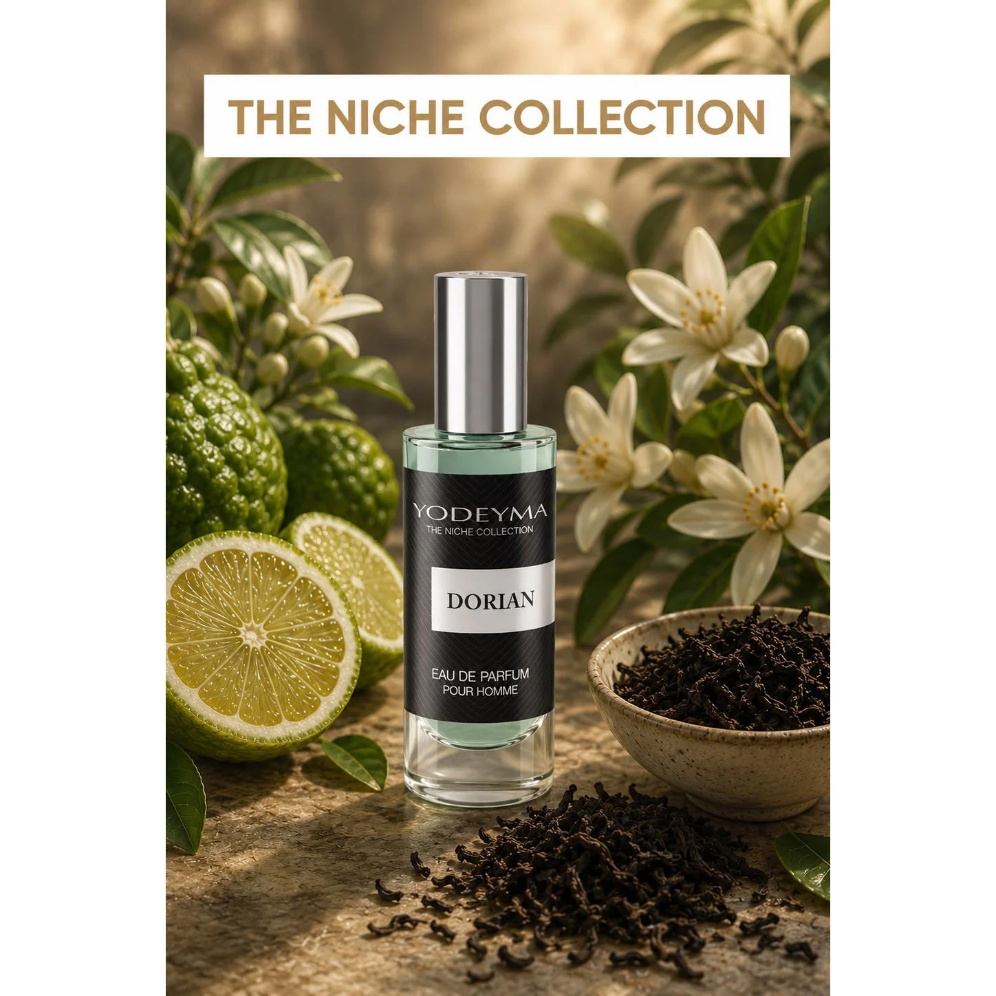 Yodeyma Dorian – Apă de parfum pentru bărbați, 15 ml – imagine 2