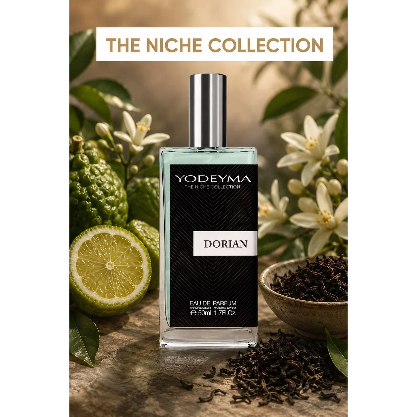Yodeyma Dorian – Apă de parfum pentru bărbați, 50 ml – imagine 2