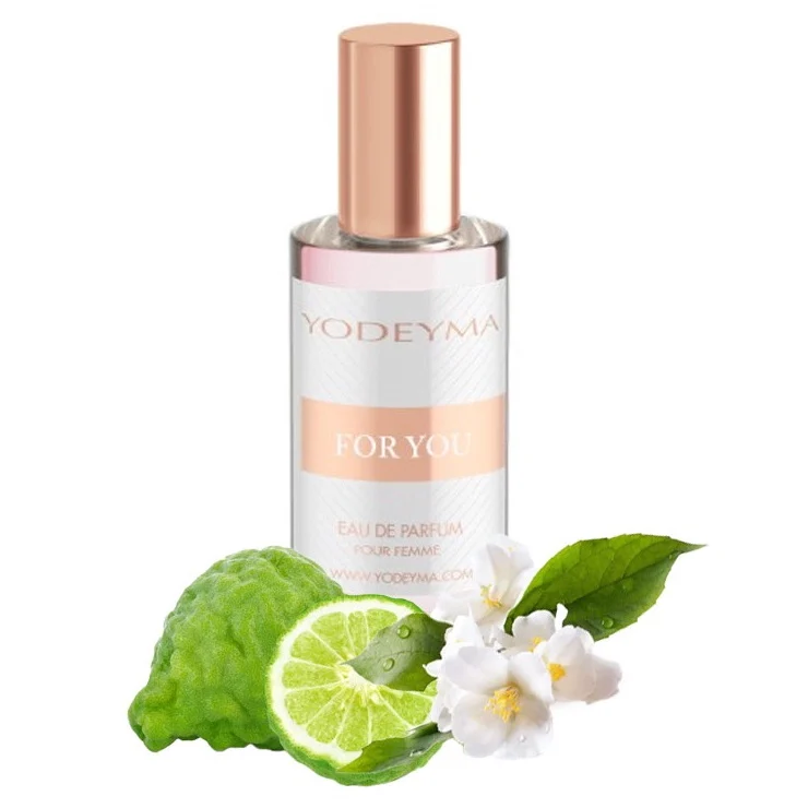 Yodeyma For You Apa de parfum pentru femei, nuante de bergamota, iasomie si cedru alb, parfumul feminin care radiaza eleganta si prospetime, 15ml