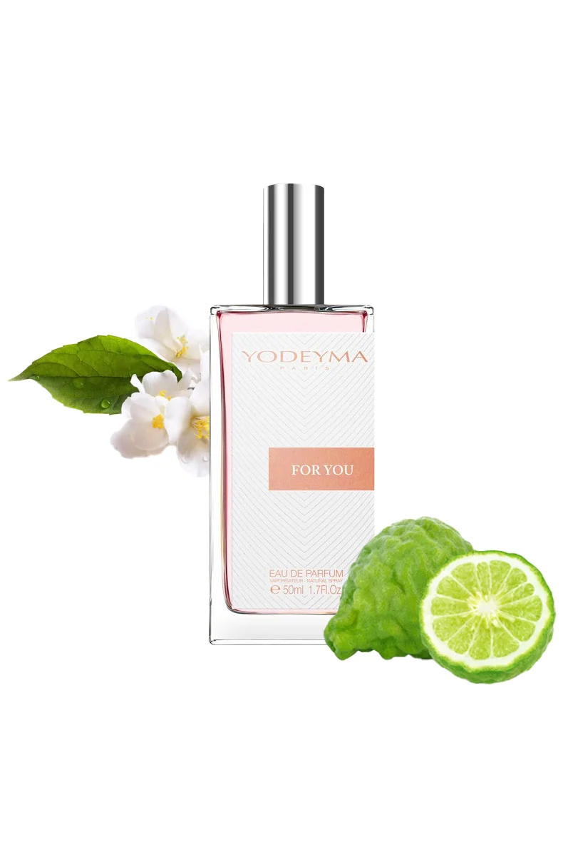 Yodeyma For You Apa de parfum pentru femei, nuante de bergamota, iasomie si cedru alb, parfumul feminin care radiaza eleganta si prospetime, 50ml – prezentarea produsului
