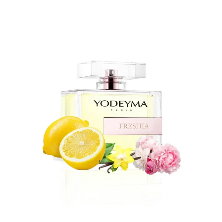 Yodeyma Freshia Apa de parfum pentru femei, nuante de lamaie de Sicilia, peonie si vanilie, pentru femeia moderna si plina de viata, 100ml