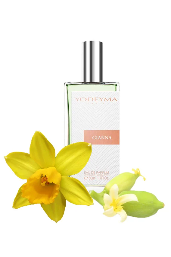 Yodeyma Gianna Apa de parfum pentru femei, nuante de floare de Papaya, narcisa, mosc, perfect pentru femeia delicata si sofisticata, 50ml – prezentarea produsului