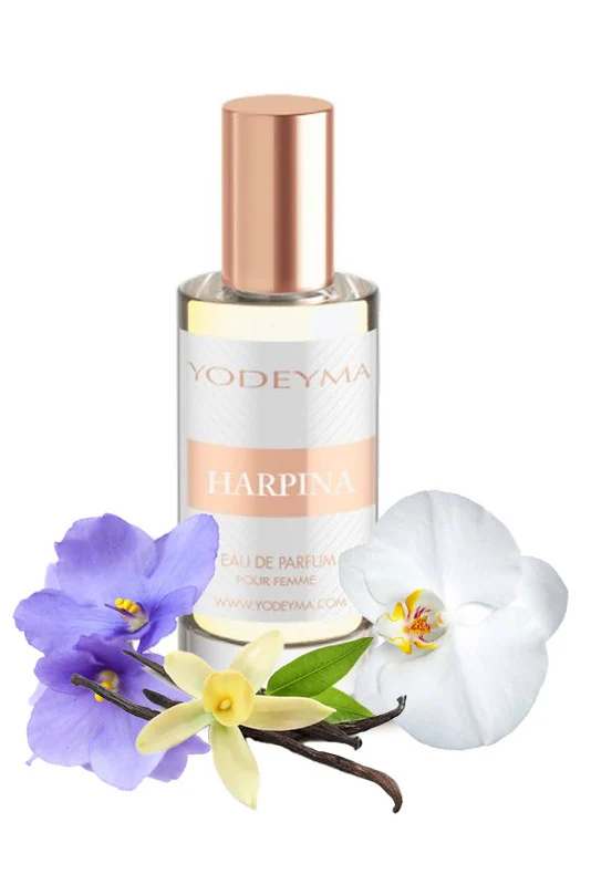 Yodeyma Harpina Apa de parfum pentru femei, nuante de floare de saintpauli, orhidee, vanilie, perfect pentru femeia sofisticata si pasionala, 15ml – prezentarea produsului