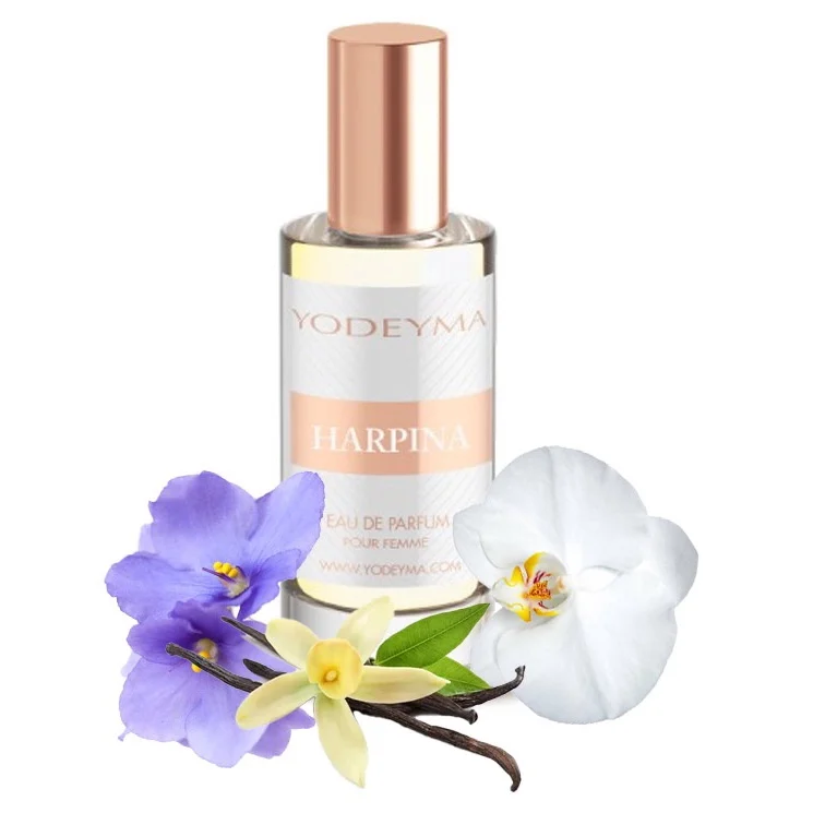 Yodeyma Harpina Apa de parfum pentru femei, nuante de floare de saintpauli, orhidee, vanilie, perfect pentru femeia sofisticata si pasionala, 15ml
