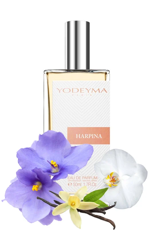 Yodeyma Harpina Apa de parfum pentru femei, nuante de floare de saintpauli, orhidee, vanilie, perfect pentru femeia sofisticata si pasionala, 50ml – prezentarea produsului