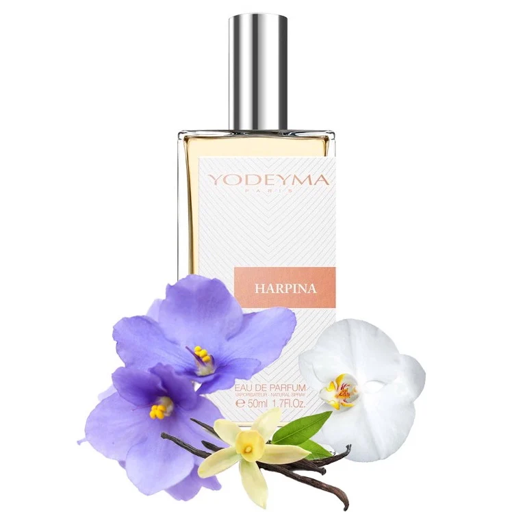 Yodeyma Harpina Apa de parfum pentru femei, nuante de floare de saintpauli, orhidee, vanilie, perfect pentru femeia sofisticata si pasionala, 50ml