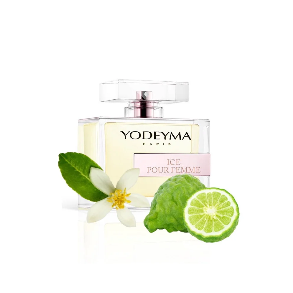 Yodeyma Ice Pour Femme Apa de parfum pentru femei, nuante de bergamota, floare de pomelo, mosc alb, pentru femeia moderna si energica, 100ml